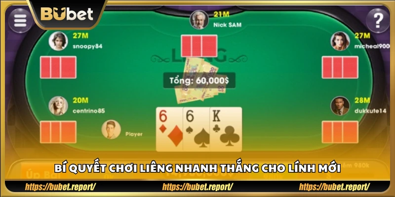 Mẹo đánh Liêng dễ thắng cho người mới