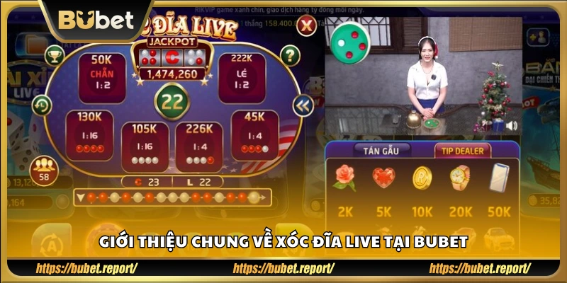 Tổng quan cơ bản về trò chơi xóc đĩa trực tiếp trên Bubet