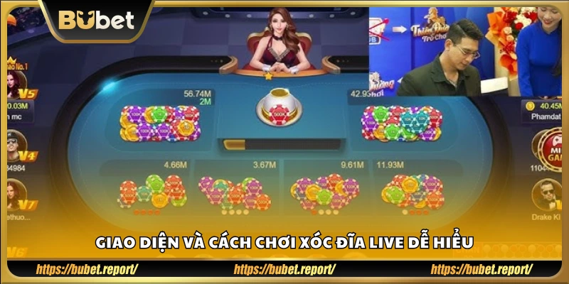  Hướng dẫn giao diện và lối chơi đơn giản của xóc đĩa live